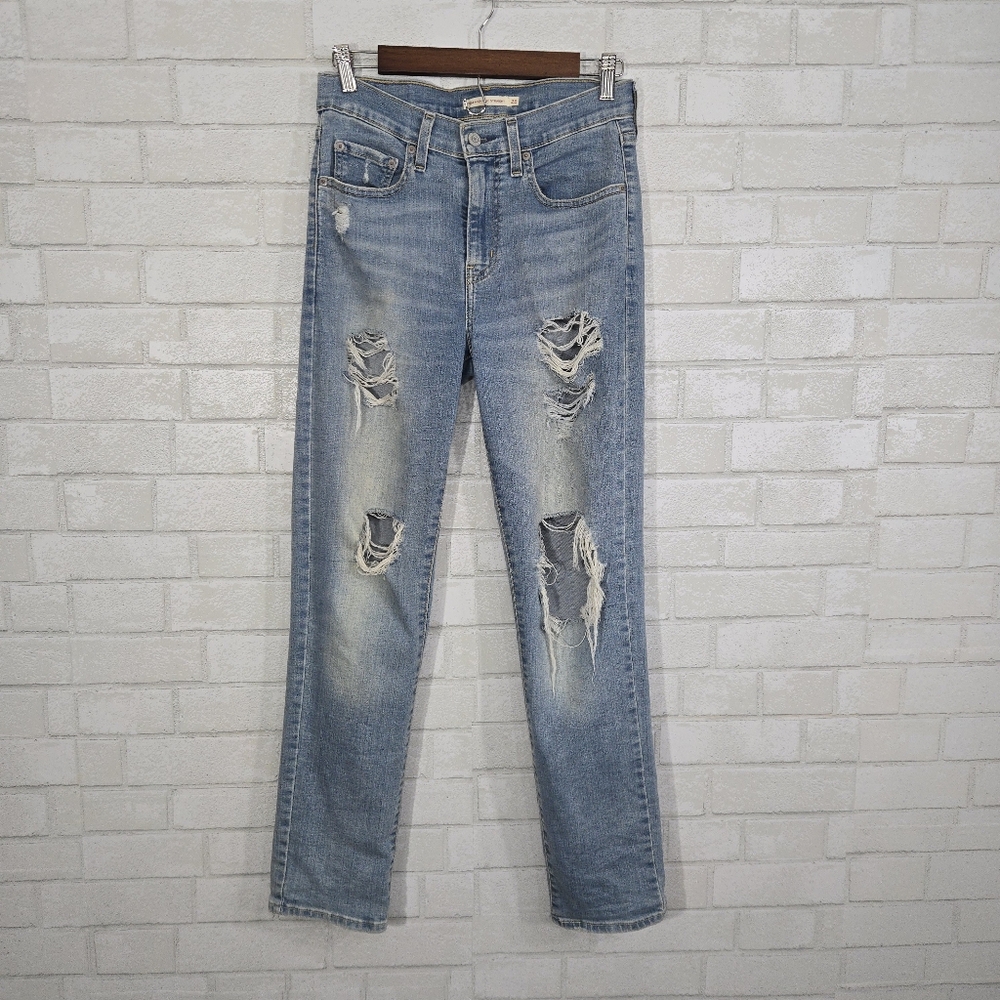 Levi's 724 high rise straight jeans